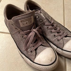 Converse grey tweed color size 11